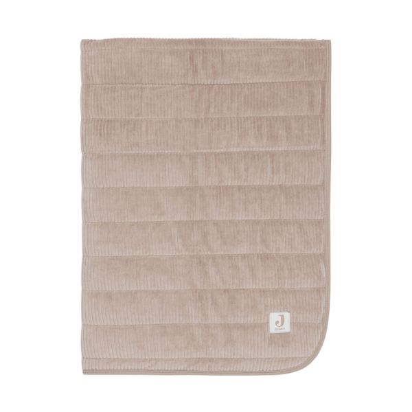 Jollein Deken Wieg 75x100cm Velvet Rib - Milky Coffee
