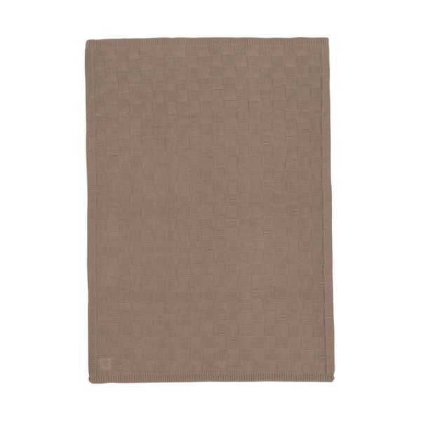Jollein Deken Wieg - Box Knit - 75 x 100 cm - Milky Coffee Jollein Deken Wieg - Box Knit - 75 x 100 cm - Milky Coffee