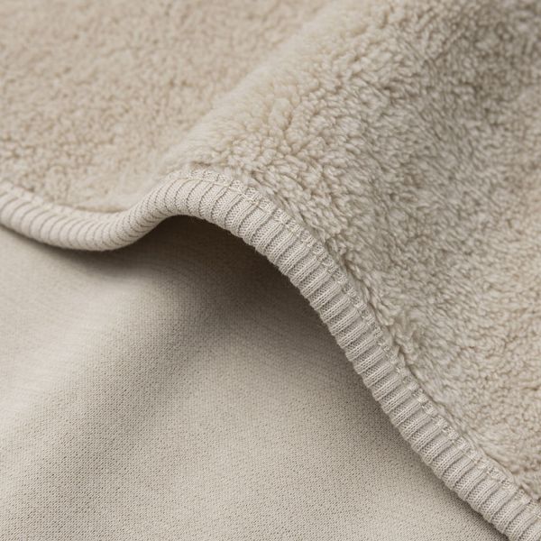 Jollein Deken Wieg - Basic Jersey/Sherpa - 75 x 100 cm - Warm Sand