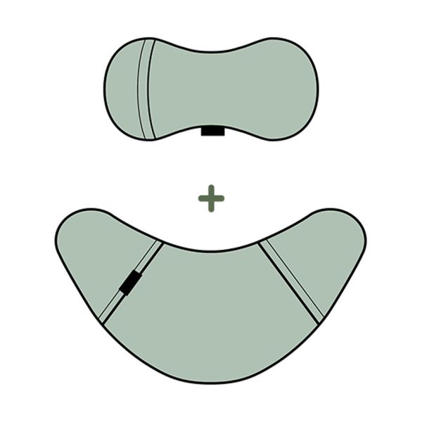 KipKep Mama & Mini Bundel – Lexie + Woller - Pale Green