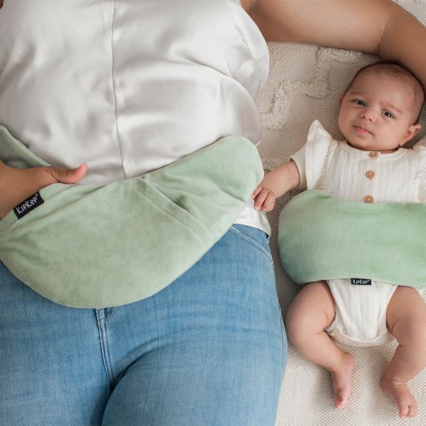 KipKep Mama & Mini Bundel – Lexie + Woller - Pale Green