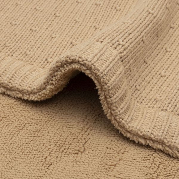 Jollein Wiegdeken - Sprinkle Knit / Fluffy - 75 x 100 cm - Hazel Jollein Wiegdeken - Sprinkle Knit / Fluffy - 75 x 100 cm - Hazel