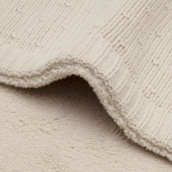 Jollein Ledikantdeken - Sprinkle Knit / Fluffy - 100 x 150 cm - Sand Jollein Ledikantdeken - Sprinkle Knit / Fluffy - 100 x 150 cm - Sand