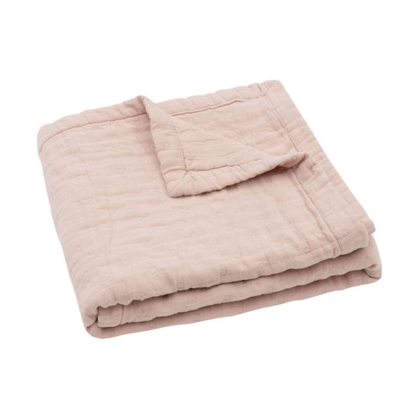 Jollein Deken - 75 x 100 cm - Hydrofiel - Jacquard Wild Rose GOTS 