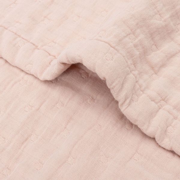 Jollein Deken - 75 x 100 cm - Hydrofiel - Jacquard Wild Rose GOTS 