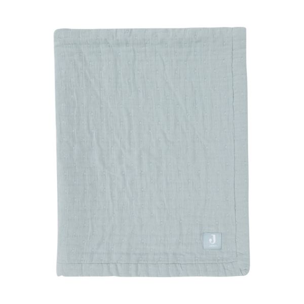 Jollein Deken - 75 x 100 cm - Hydrofiel - Jacquard Sea Green 