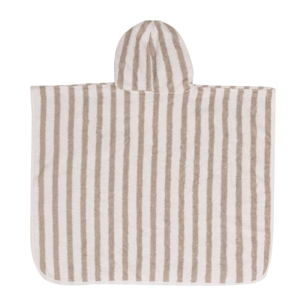 Jollein Stripe Terry Badponcho - GOTS - Olive Green Jollein Stripe Terry Badponcho - GOTS - Olive Green