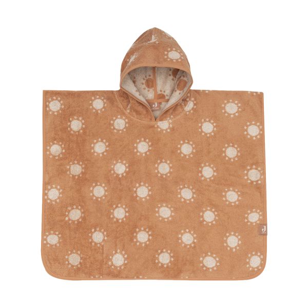 Jollein Jacquard Badponcho - 2-zijdig - Badstof - Sun