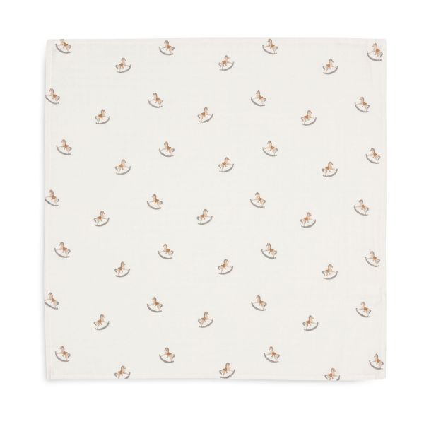 Jollein Nostalgic Ride Small Multidoek - 3 Pack - 70 x 70 cm - Hydrofiel