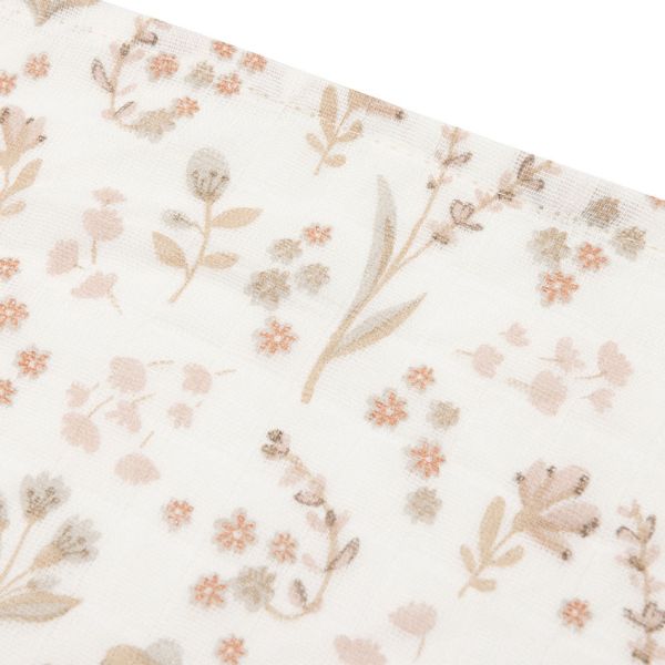 Jollein Bloomy Tetra Doek Small - 3 Stuks - 70 x 70 cm Jollein Bloomy Tetra Doek Small - 3 Stuks - 70 x 70 cm