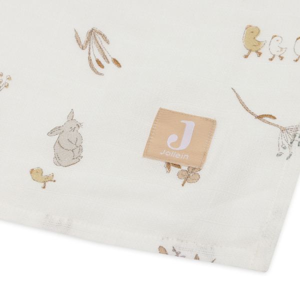 Jollein Riverside Large Multidoek - 2 Pack - 115 x 115 cm - Hydrofiel