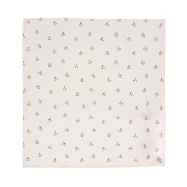 Jollein Nostalgic Ride Large Multidoek - 2 Pack - 115 x 115 cm - Hydrofiel