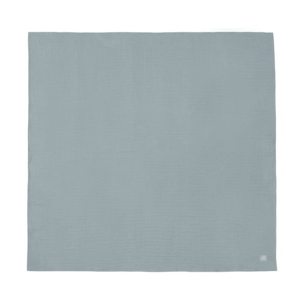 Jollein Tetra Doek Large - 2 Stuks - 115 x 115 cm - Sea Green/Ivory Jollein Tetra Doek Large - 2 Stuks - 115 x 115 cm - Sea Green/Ivory