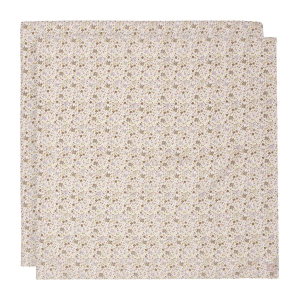 Jollein Tetra Doek - Flower Fairies - Large - 115x115 cm - 2 Stuks