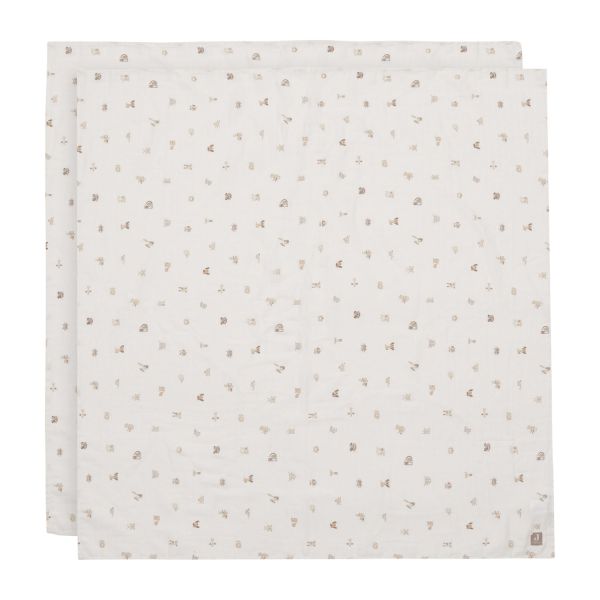 Jollein Hydrofiele Doek - Animal Friends - Large - 115x115 cm - 2 Stuks Jollein Hydrofiele Doek - Animal Friends - Large - 115x115 cm - 2 Stuks