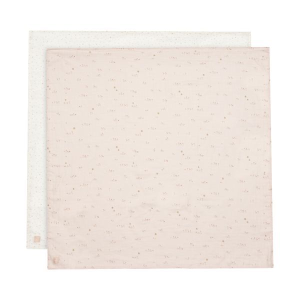 Jollein Tetra Doeken - 2 Stuks - 115 x 115 cm - Pretty Picnic