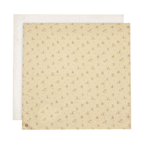 Jollein Tetra Doeken - 2 Stuks - 115 x 115 cm - Kangaroots