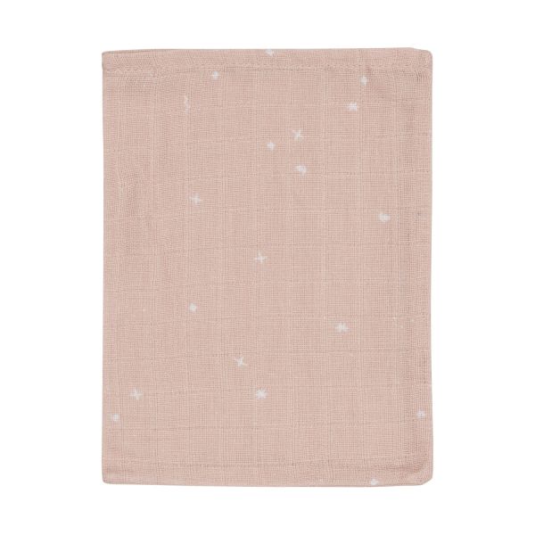 Jollein Twinkling Washandje - 3 Pack - 15 x 20 cm - tetra - Wild Rose Jollein Twinkling Washandje - 3 Pack - 15 x 20 cm - tetra - Wild Rose