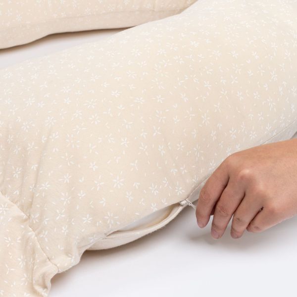 Doomoo Voedingskussen Maxxy - Flowers Sand Doomoo Voedingskussen Maxxy - Flowers Sand