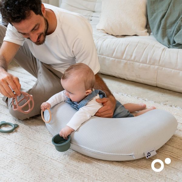 Doomoo Voedingskussen Twisty 2-in-1 - Pearl Grey Doomoo Voedingskussen Twisty 2-in-1 - Pearl Grey