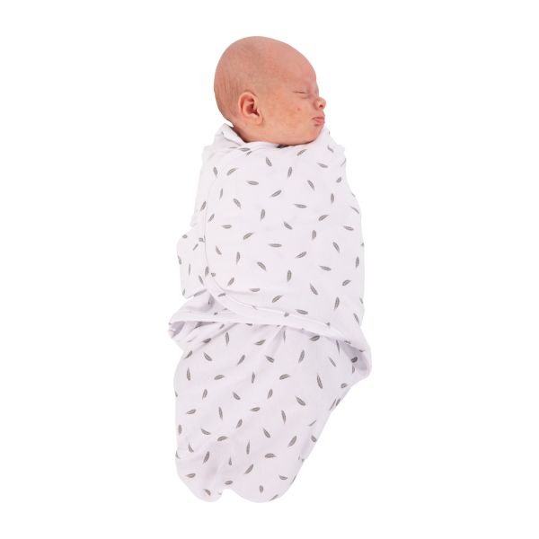 Bo Jungle B-Wrap Grey Feathers Small Bo Jungle B-Wrap Grey Feathers Small