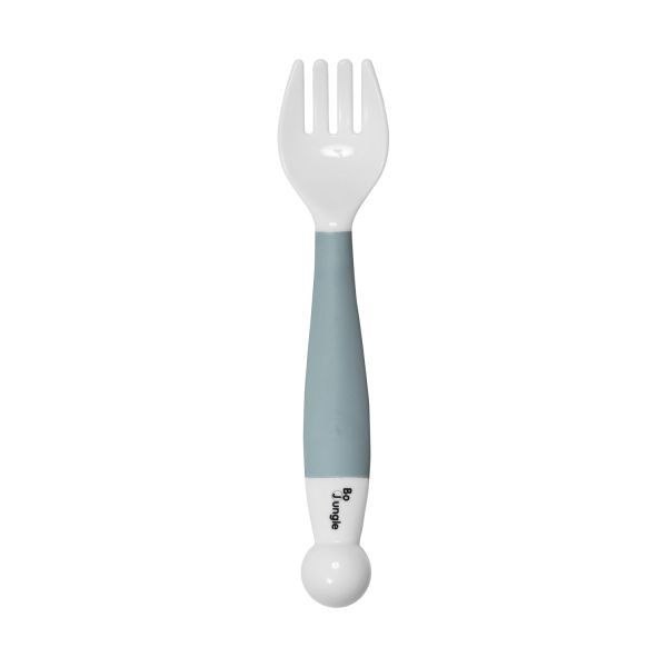 Bo Jungle B- Bendable Spoon And Fork Pastel Blauw Bo Jungle B- Bendable Spoon And Fork Pastel Blauw
