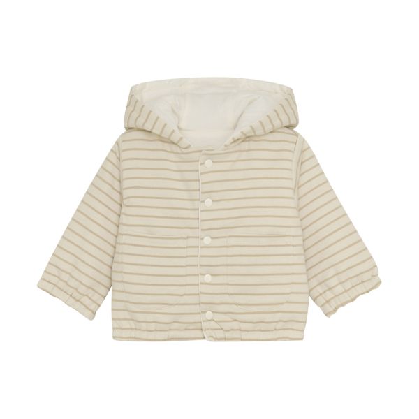 Noppies Neddie Jasje - Stripe - Maat 50 - Offwhite