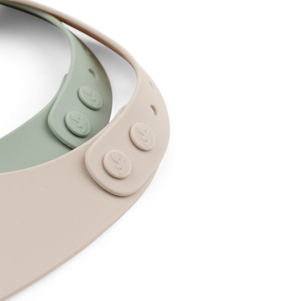 Done By Deer Slab Silicone Lalee Sand / Green 2-pack Done By Deer Slab Silicone Lalee Sand / Green 2-pack