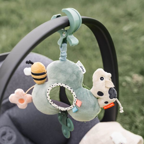 Done By Deer Tiny Farm Activiteitenspiegel Met Clip – Groen Done By Deer Tiny Farm Activiteitenspiegel Met Clip – Groen