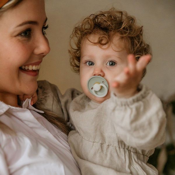 FRIGG Glow In The Dark Rope - Rond - 2 Stuks - 0-6 Mnd - Stone Blue/Sage FRIGG Glow In The Dark Rope - Rond - 2 Stuks - 0-6 Mnd - Stone Blue/Sage