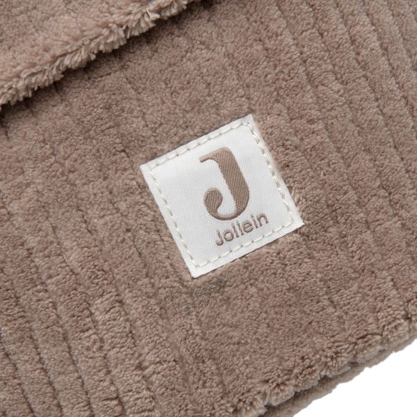 Jollein Commodemandje Cloudy Rib - Milky Coffee Jollein Commodemandje Cloudy Rib - Milky Coffee