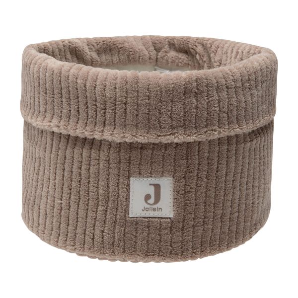 Jollein Commodemandje Cloudy Rib - Milky Coffee Jollein Commodemandje Cloudy Rib - Milky Coffee