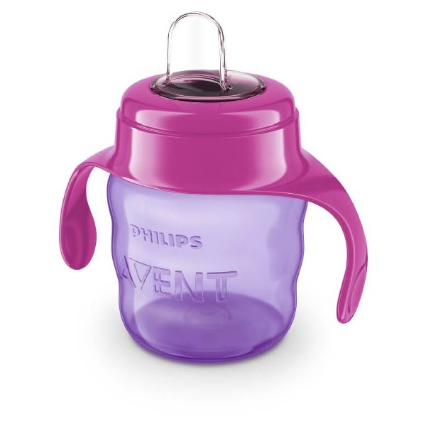 Philips Avent Beker Met Drinktuit 200ml Paars SCF551/03