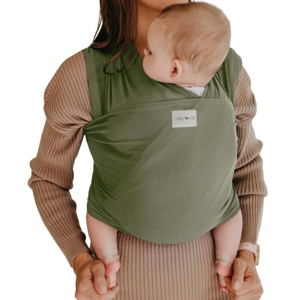 Babylonia Tricot-Slen Cool Draagdoek - Khaki Green Babylonia Tricot-Slen Cool Draagdoek - Khaki Green