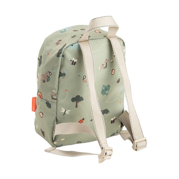 Done By Deer Rugzak - Tiny Trails - Green - 4L Done By Deer Rugzak - Tiny Trails - Green - 4L
