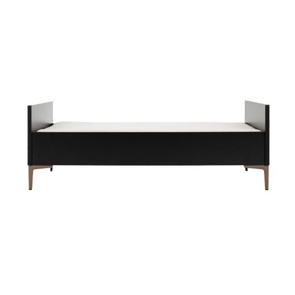TWF Ledikant 70 x 140 - Commode XL 3 Laden 1 Deur - Hanglegkast 2 Deuren 1 Lade Modena Metaal