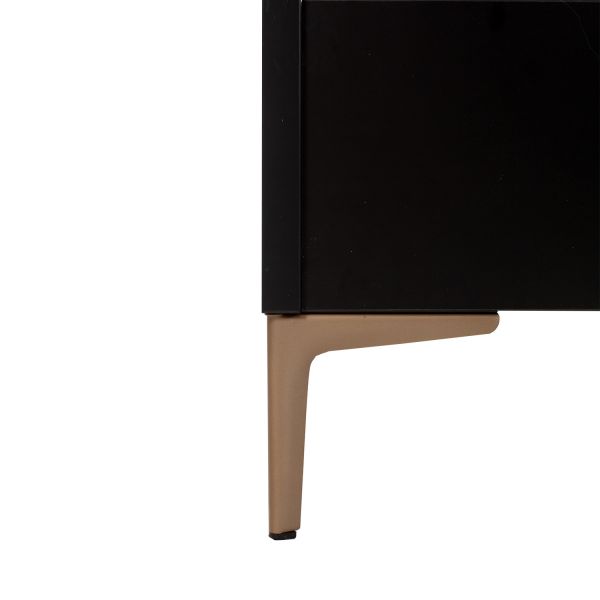 TWF Ledikant 70 x 140 - Commode 3 Laden Modena Metaal