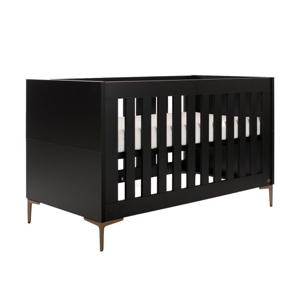 TWF Ledikant 70 x 140 - Commode XL 3 Laden 1 Deur - Hanglegkast 2 Deuren 1 Lade Modena Metaal