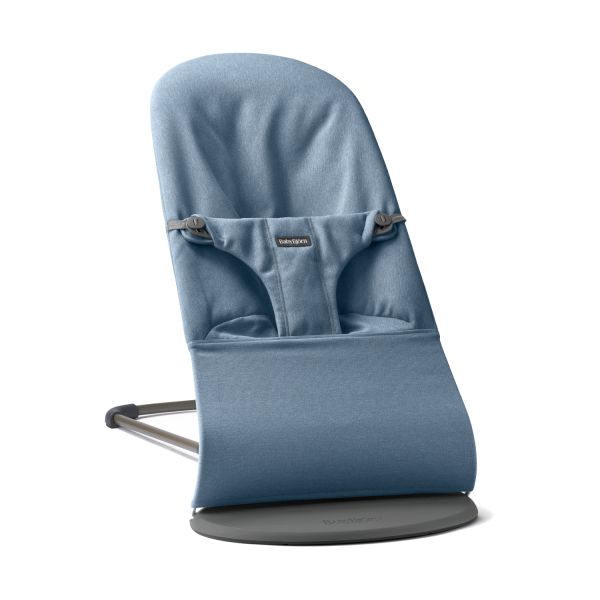 BabyBjörn Bliss Wipstoel - Geweven - Mélange Blauw