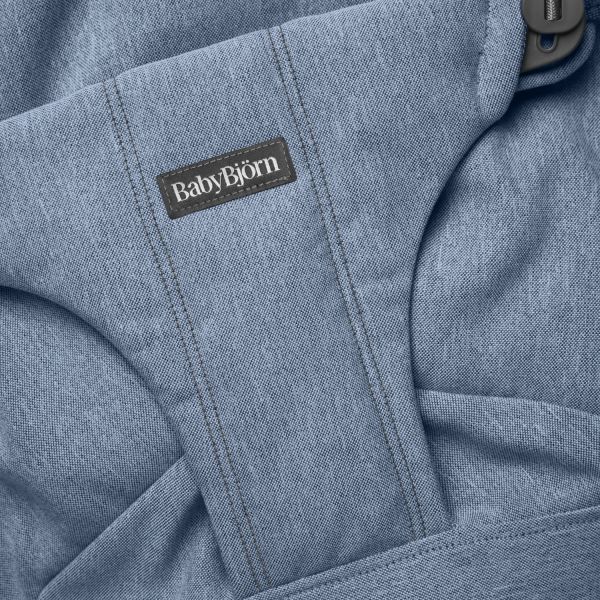 BabyBjörn Bliss Wipstoel - Geweven - Mélange Blauw