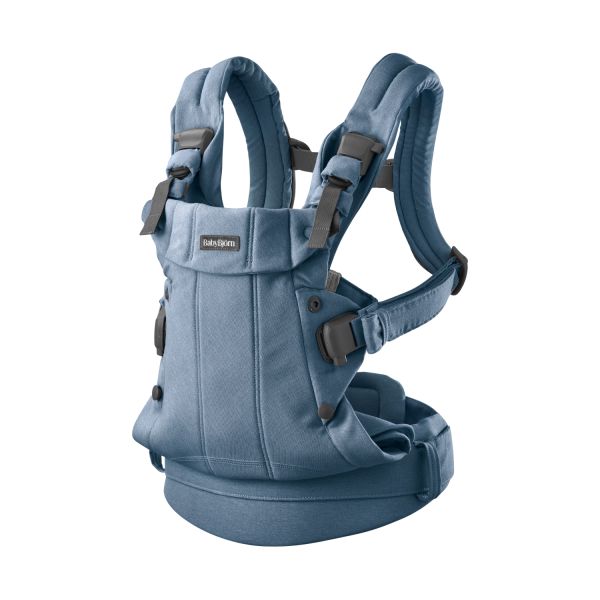 BabyBjörn Harmony Draagzak - Geweven Gemêleerd - Blauw BabyBjörn Harmony Draagzak - Geweven Gemêleerd - Blauw