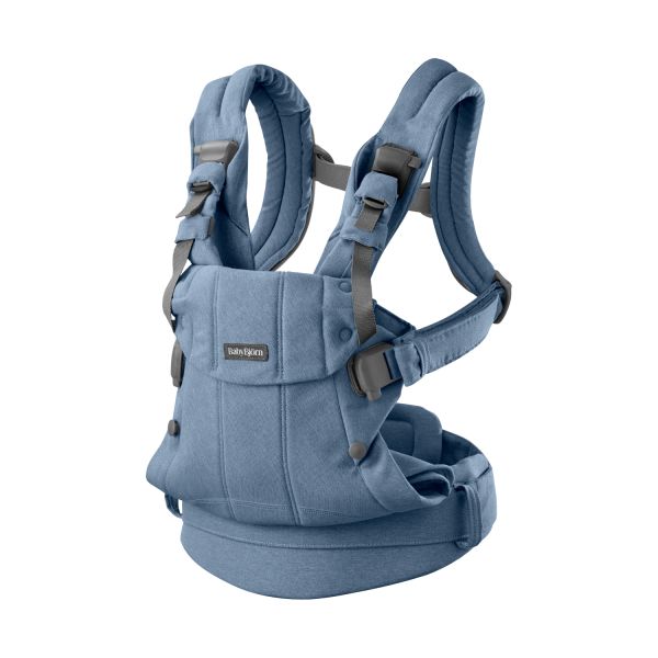 BabyBjörn Harmony Draagzak - Geweven Gemêleerd - Blauw BabyBjörn Harmony Draagzak - Geweven Gemêleerd - Blauw