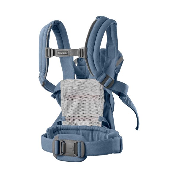 BabyBjörn Harmony Draagzak - Geweven Gemêleerd - Blauw BabyBjörn Harmony Draagzak - Geweven Gemêleerd - Blauw