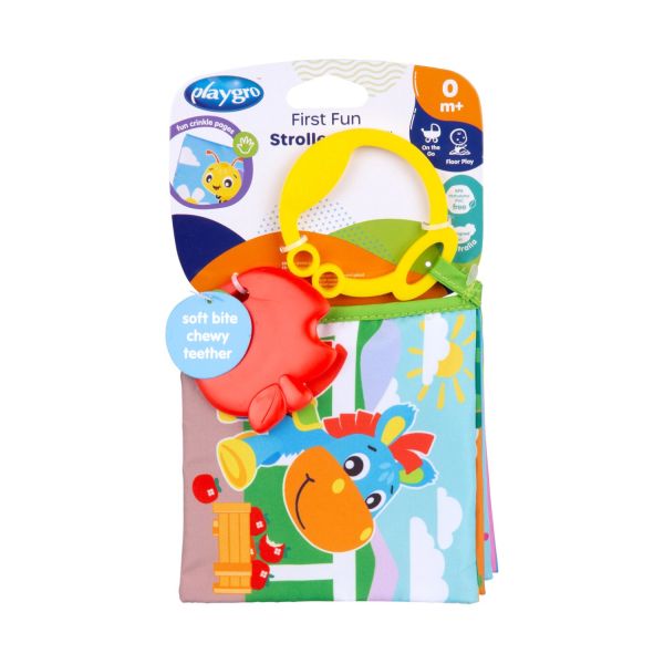 Playgro First Fun Kinderwagenboekje - Story Time Playgro First Fun Kinderwagenboekje - Story Time