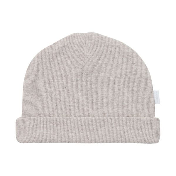 Noppies Muts Rib Nevel Taupe Melange