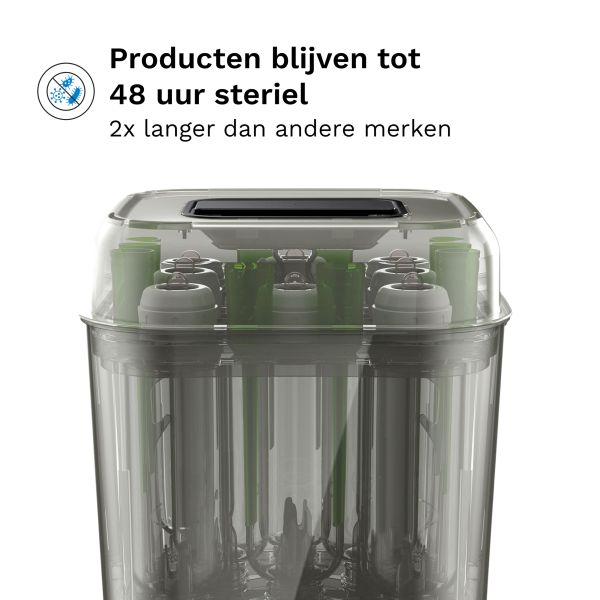 Baby Brezza SuperQuick Sterilisator & Droger - Matt Black Baby Brezza SuperQuick Sterilisator & Droger - Matt Black