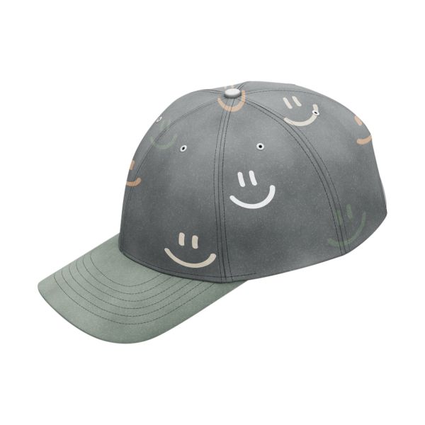 Jep! Kids Cap - Smiley Grey - Maat 50-52 Jep! Kids Cap - Smiley Grey - Maat 50-52