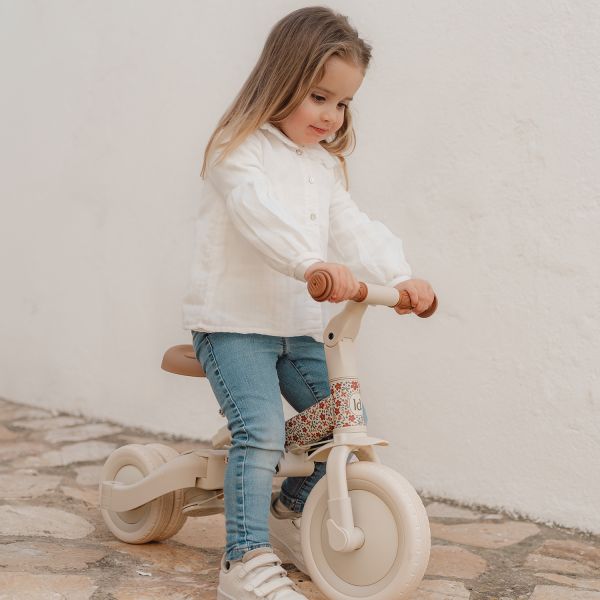 Little Dutch 4-in-1 Driewieler - Off White