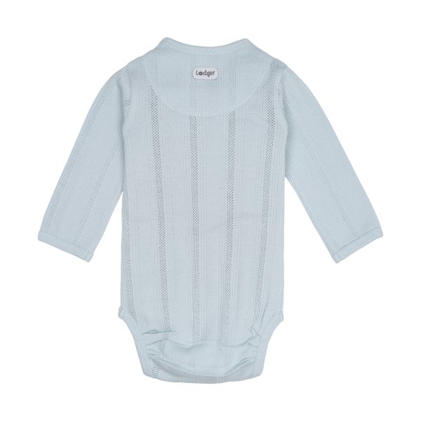 Lodger Romper Lange Mouw Pointelle - Maat 56 - Air
