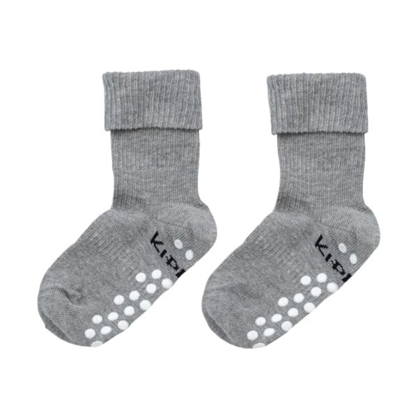 KipKep Blijf-Sokjes - 12-18 Mnd - Antislip - 1-Pack - Grey KipKep Blijf-Sokjes - 12-18 Mnd - Antislip - 1-Pack - Grey